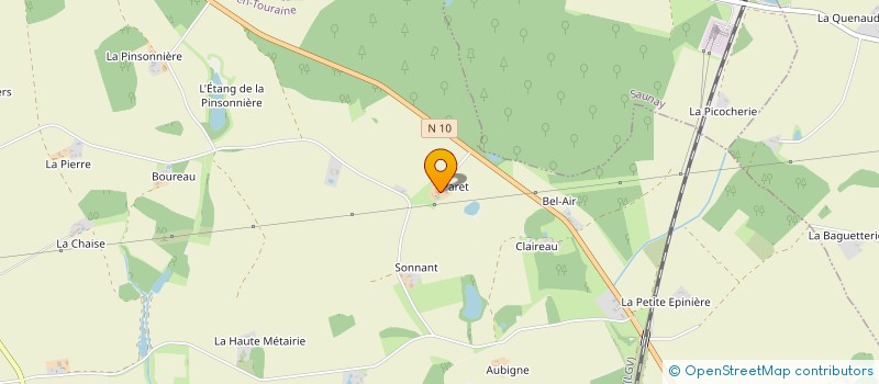 localisation de l'entreprise GLAUME  AUZOUER-EN-TOURAINE