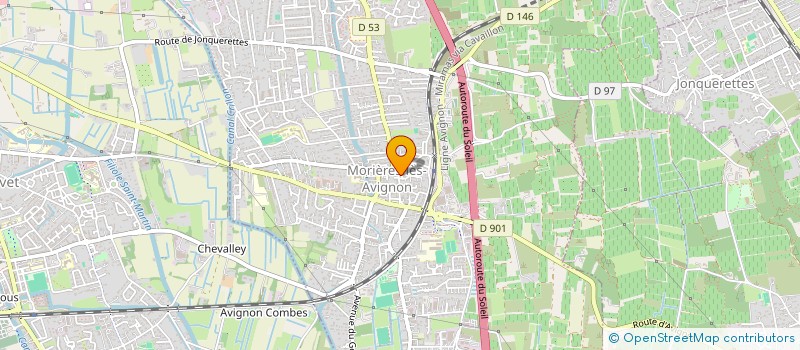 localisation de l'entreprise GLAV-IMMO  MORIERES-LES-AVIGNON