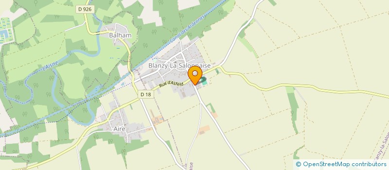 localisation de l'entreprise GLAVELEC  BLANZY-LA-SALONNAISE