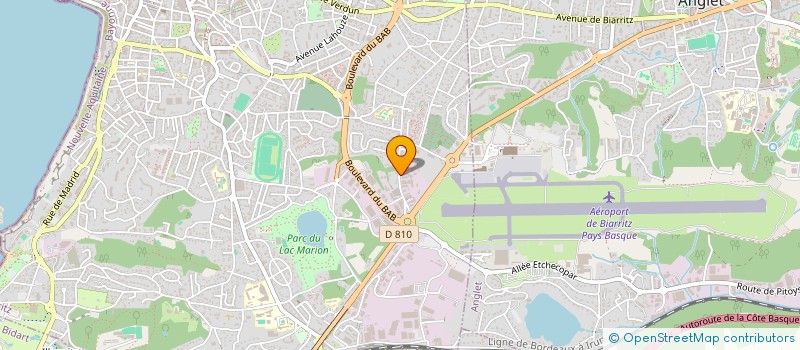 localisation de l'entreprise GLAVERSO NEGOCE à BIARRITZ