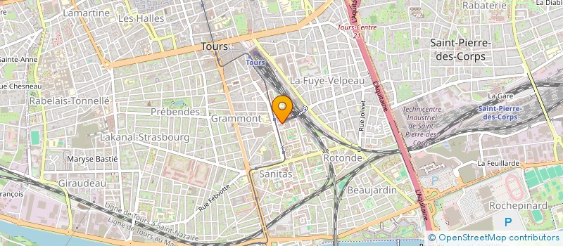 localisation de l'entreprise GLAVIC  TOURS