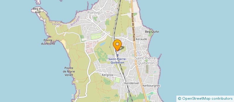 localisation de l'entreprise GLAZ  SAINT-PIERRE-QUIBERON