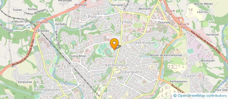 localisation de l'entreprise GLAZ AN NOZ à QUIMPER