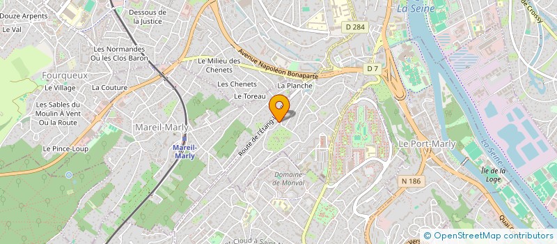 localisation de l'entreprise GLAZ CONSEIL RH  LE PECQ