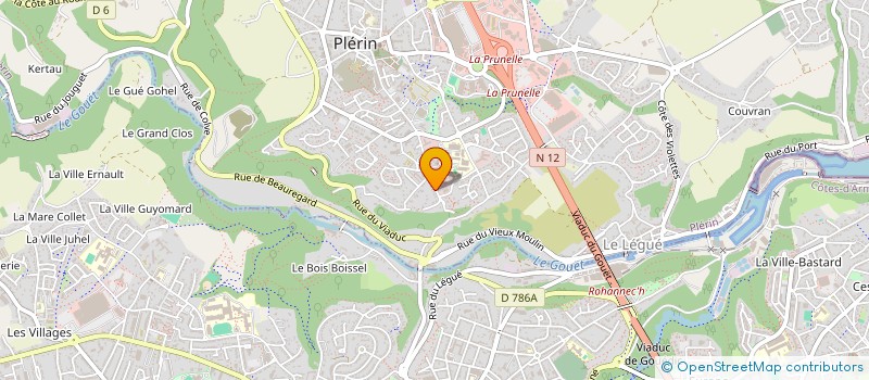 localisation de l'entreprise GLAZ CREW à PLERIN