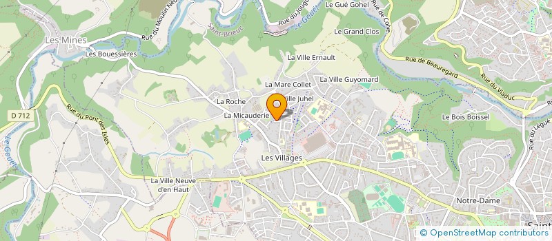 localisation de l'entreprise GLAZ INVEST à SAINT-BRIEUC