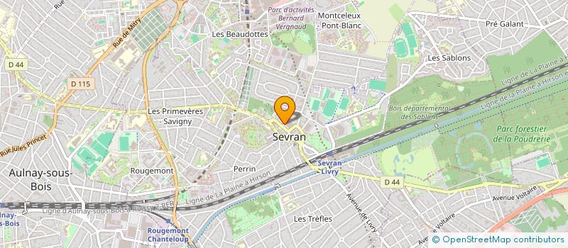 localisation de l'entreprise GLAZE SEVRAN à SEVRAN
