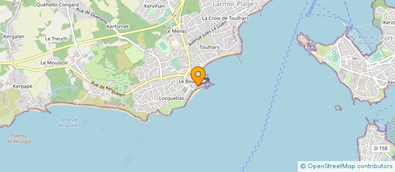 localisation de l'entreprise GLAZIC  LARMOR-PLAGE