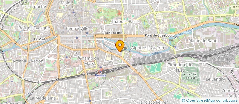 localisation de l'entreprise GLAZING  RENNES