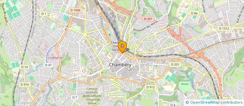 localisation de l'entreprise GLAZIOU  ANDRE à CHAMBERY