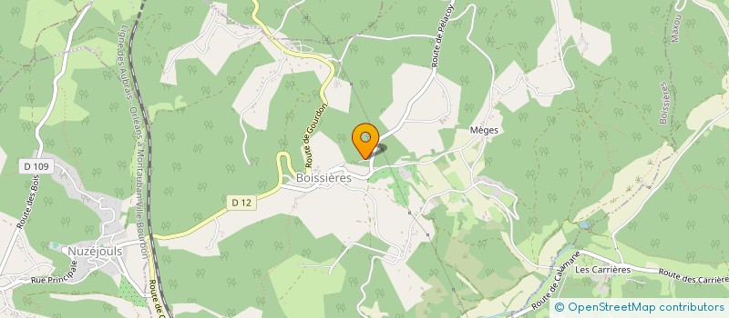 localisation de l'entreprise GLB 46  BOISSIERES