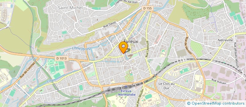 localisation de l'entreprise GLB à EVREUX