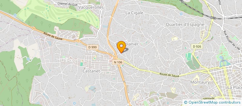 localisation de l'entreprise GLB à NIMES