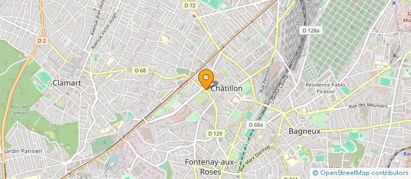 localisation de l'entreprise GLB à CHATILLON