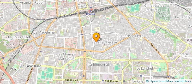localisation de l'entreprise GLB  RENNES