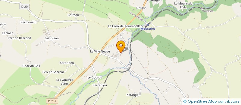 localisation de l'entreprise GLB  SAINT-ADRIEN