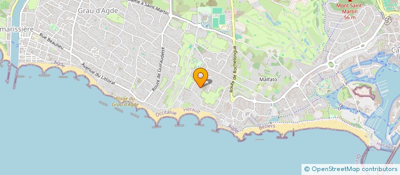 localisation de l'entreprise GLB à AGDE