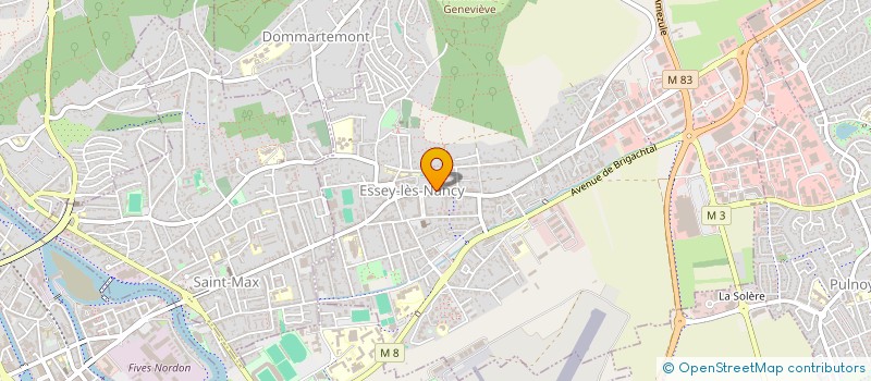 localisation de l'entreprise GLB DEVELOPPEMENT à ESSEY LES NANCY