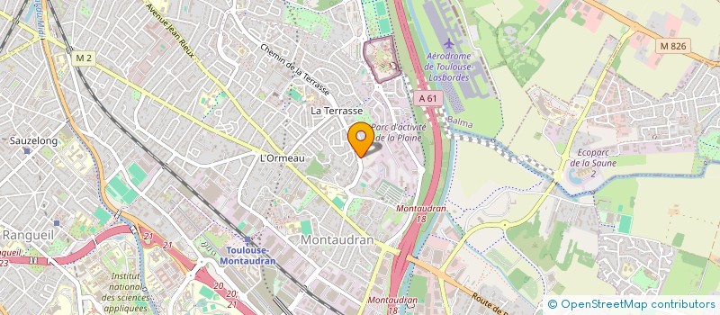 localisation de l'entreprise GLB FORMATION à TOULOUSE