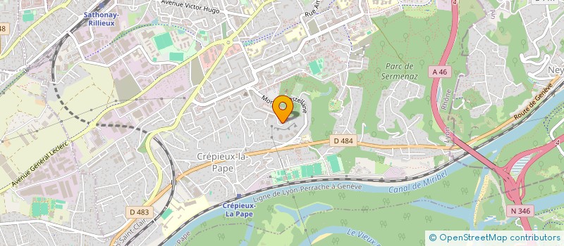 localisation de l'entreprise GLB GROUP à RILLIEUX-LA-PAPE