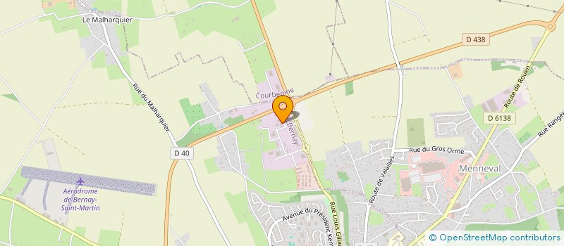 localisation de l'entreprise GLB IMMO  BERNAY