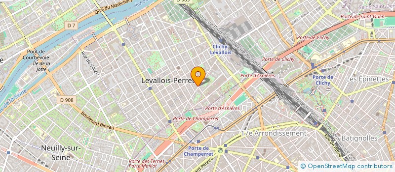 localisation de l'entreprise GLB IMPORT à LEVALLOIS-PERRET