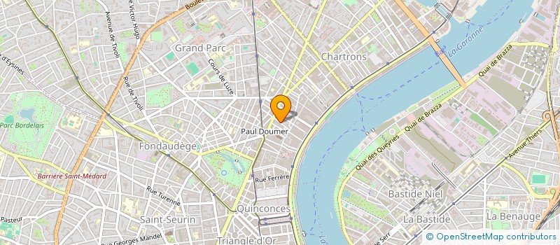 localisation de l'entreprise GLB INVEST  BORDEAUX