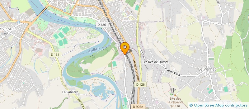 localisation de l'entreprise GLC  ABREST