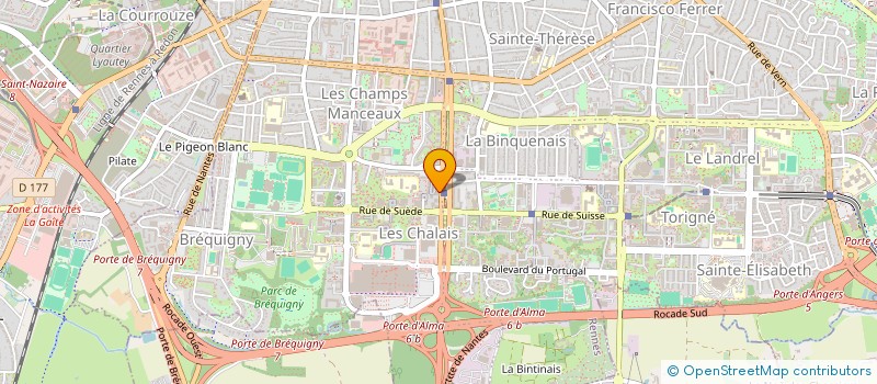 localisation de l'entreprise GLC  RENNES