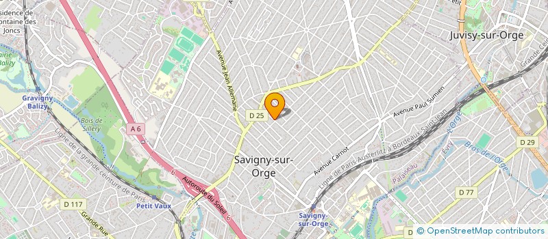 localisation de l'entreprise GLC à SAVIGNY-SUR-ORGE