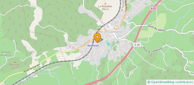 localisation de l'entreprise GLC  GONFARON