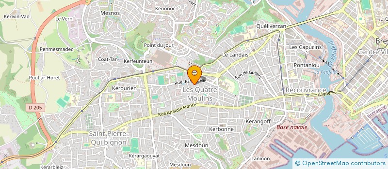 localisation de l'entreprise GLC DEVELOPPEMENT à BREST