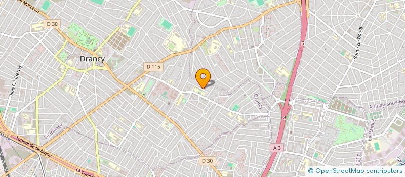 localisation de l'entreprise GLC ELEC à DRANCY