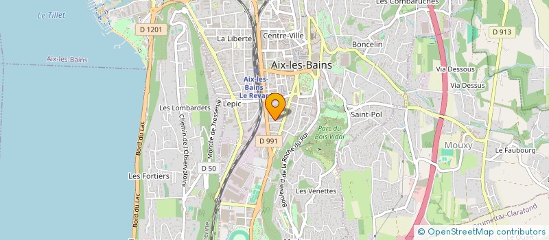 localisation de l'entreprise GLC FAMILY à AIX-LES-BAINS