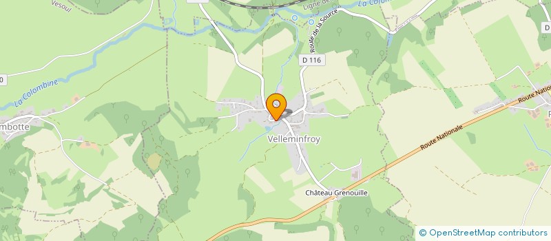 localisation de l'entreprise GLC HORIZON  VELLEMINFROY