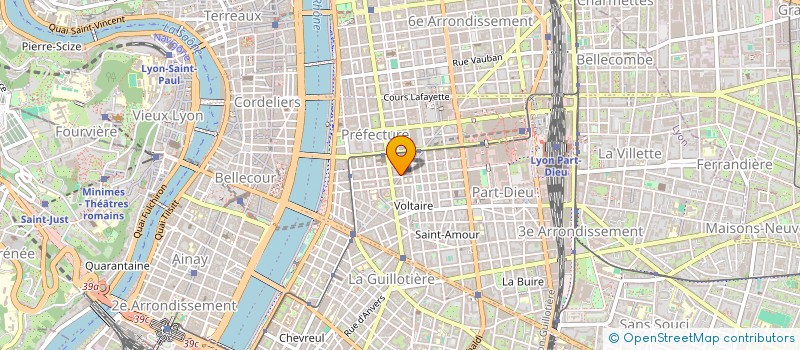 localisation de l'entreprise GLC IMMOBILIERE  LYON 3EME