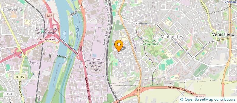 localisation de l'entreprise GLC INVEST  SAINT-FONS