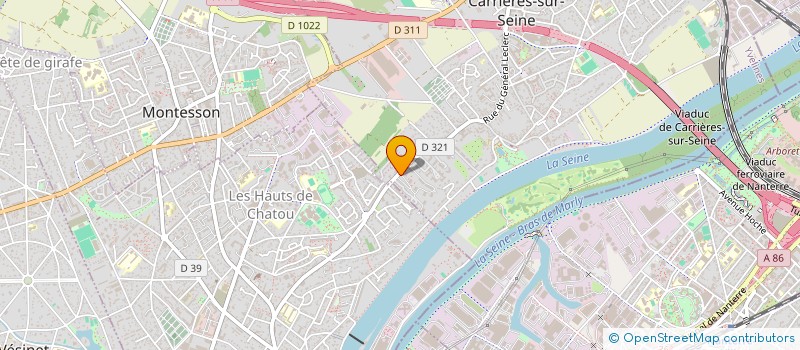 localisation de l'entreprise GLC PATRIMOINE  CARRIERES-SUR-SEINE