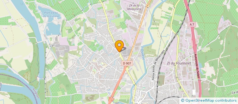 localisation de l'entreprise GLC SERVICEO  SORGUES