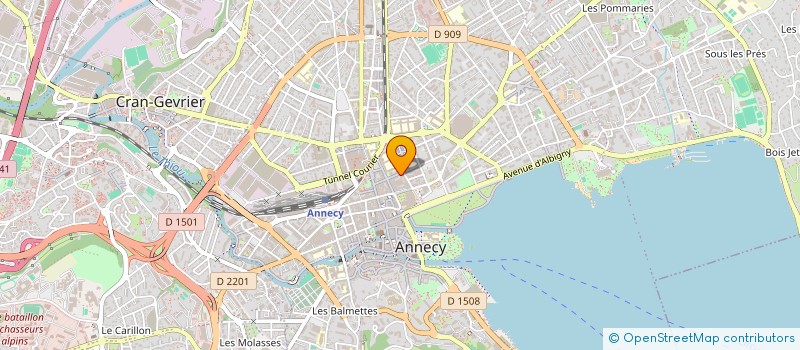 localisation de l'entreprise GLC SYNERGIE INVEST à ANNECY