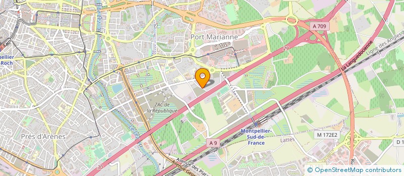 localisation de l'entreprise GLC TRADING à MONTPELLIER