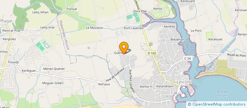 localisation de l'entreprise GLCC  PLOBANNALEC-LESCONIL