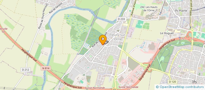 localisation de l'entreprise GLCL  FLEURY-SUR-ORNE