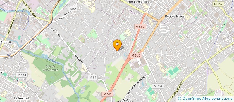 localisation de l'entreprise GLCV CONSEIL  HEM