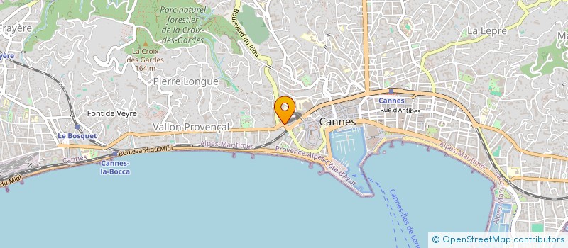 localisation de l'entreprise GLD à CANNES