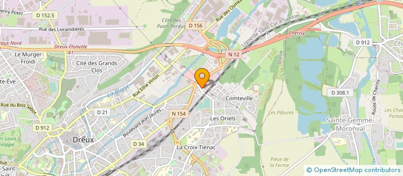 localisation de l'entreprise GLD à DREUX