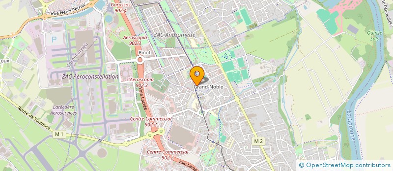 localisation de l'entreprise GLD  BLAGNAC