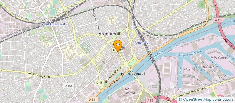 localisation de l'entreprise GLD ARGENTEUIL CENTRE  ARGENTEUIL