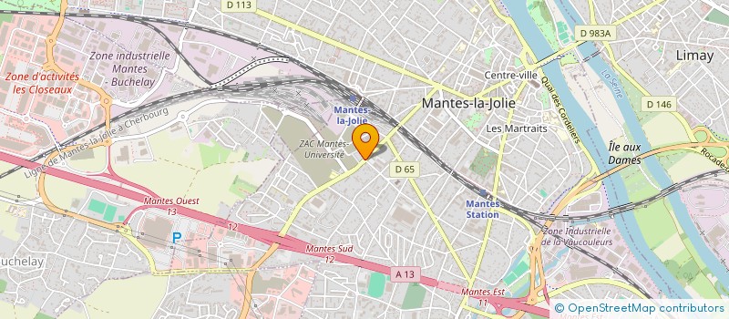 localisation de l'entreprise GLD BURGER  MANTES-LA-VILLE