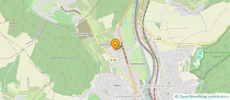 localisation de l'entreprise GLD CAPITAL  LIXING-LES-ROUHLING